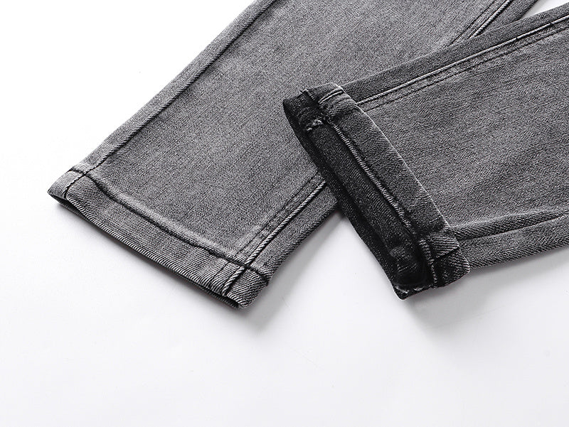 Jeans Denim 'Distressed Grey' - Edición Streetwear Urbano