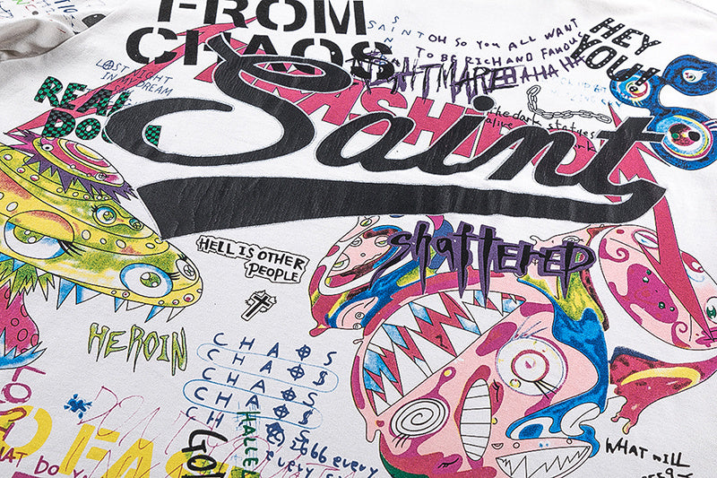 Camiseta Oversize 'Urban Chaos' - Edición Streetwear Artístico