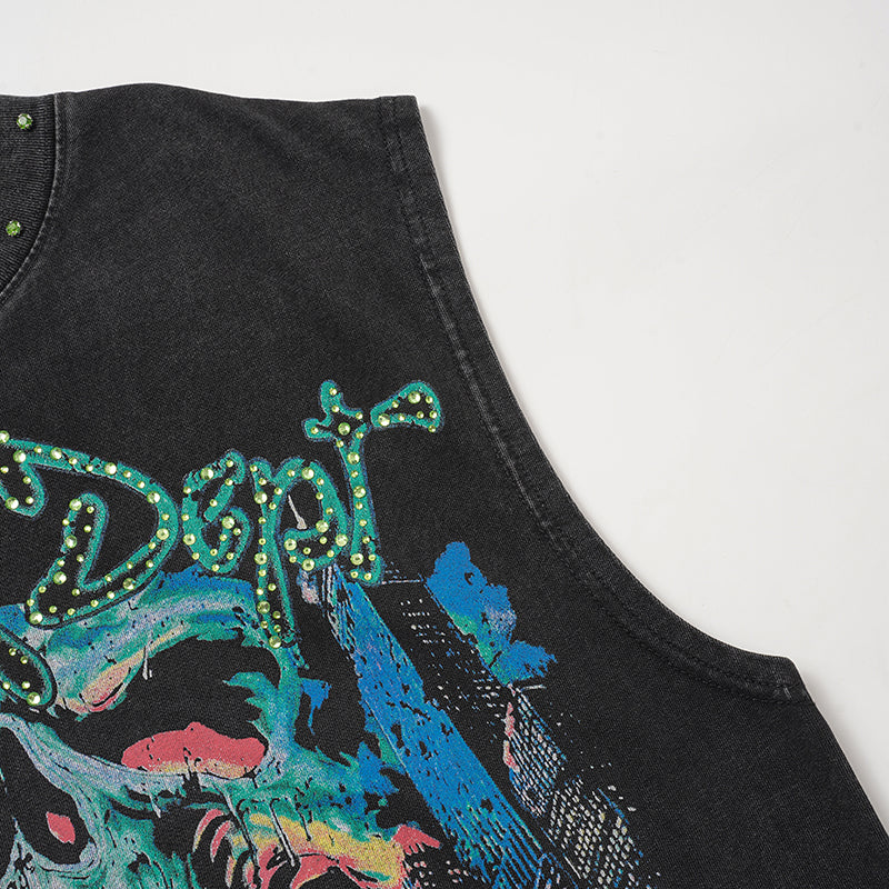 Camiseta Sin Mangas 'NYC Graphic' - Edición Streetwear Vintage
