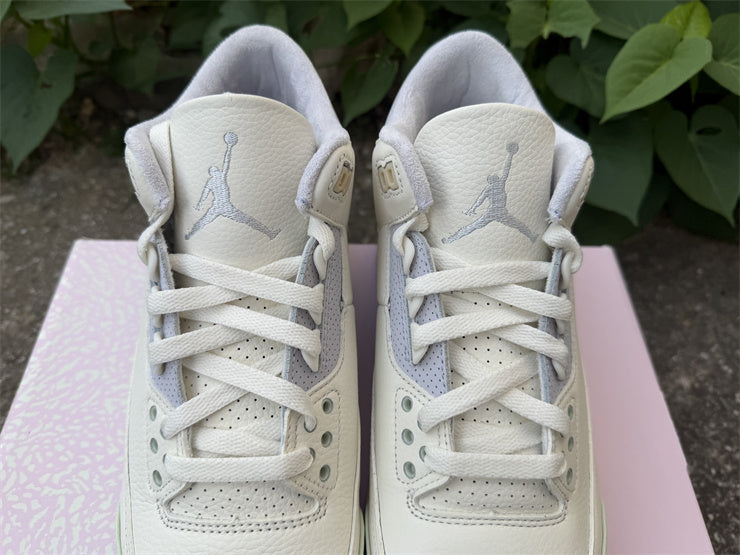 Air Jordan 3 Retro OG "Spring Is In The Air" (Colorway: Sail / Jade Aura / Pink)