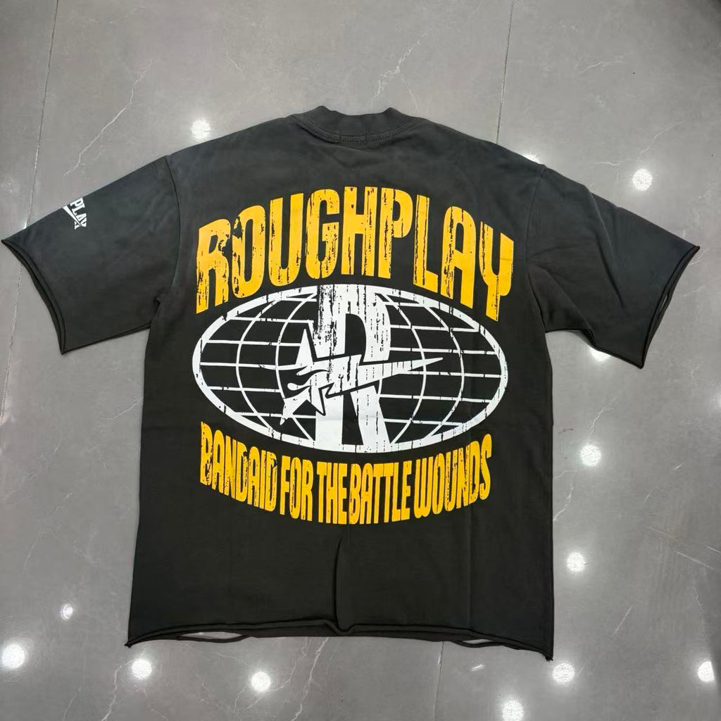 Camiseta Gráfica Roughplay Skeleton Oversize