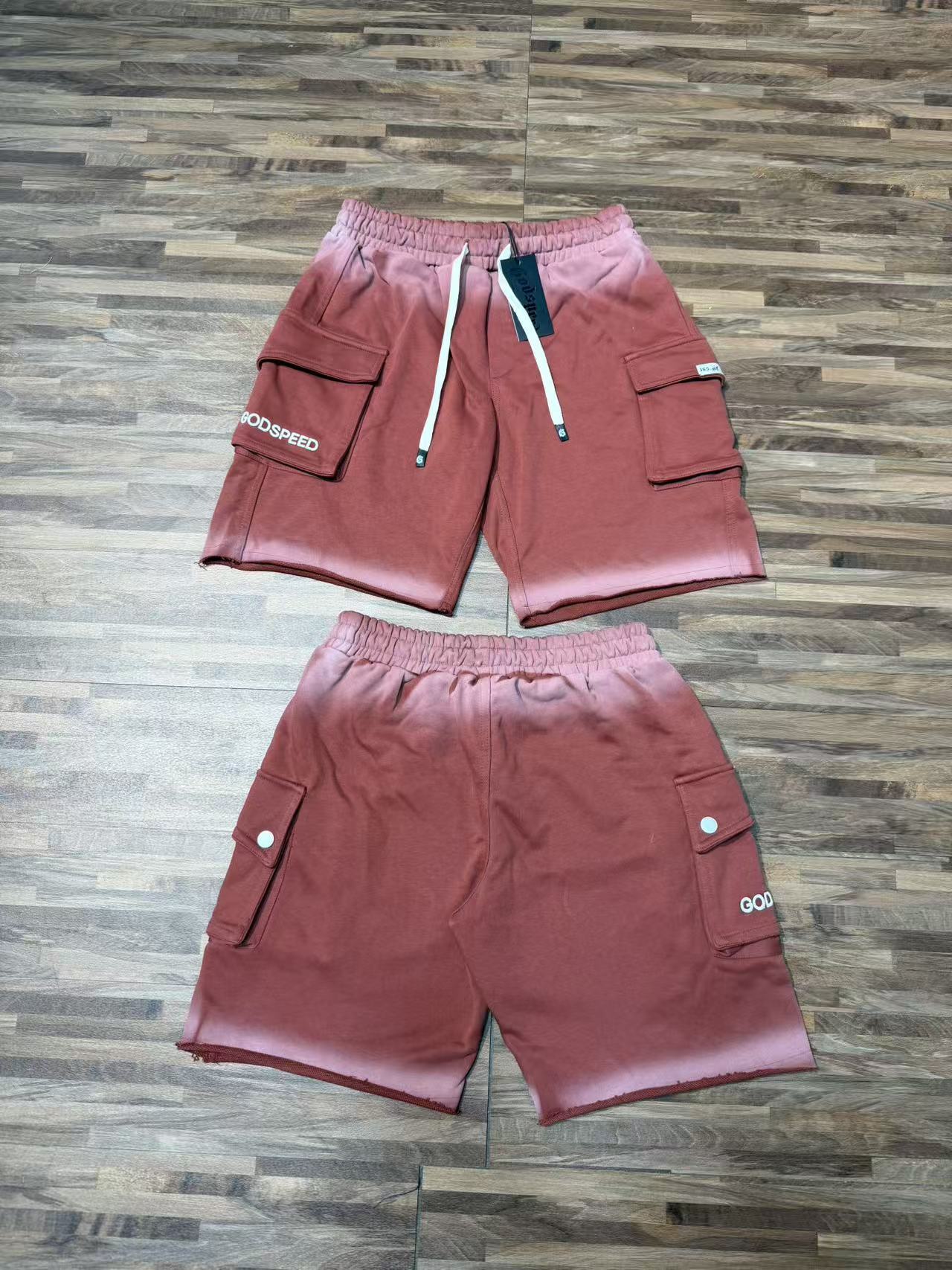Short Cargo Urbano "Godspeed" con Efecto Degradé