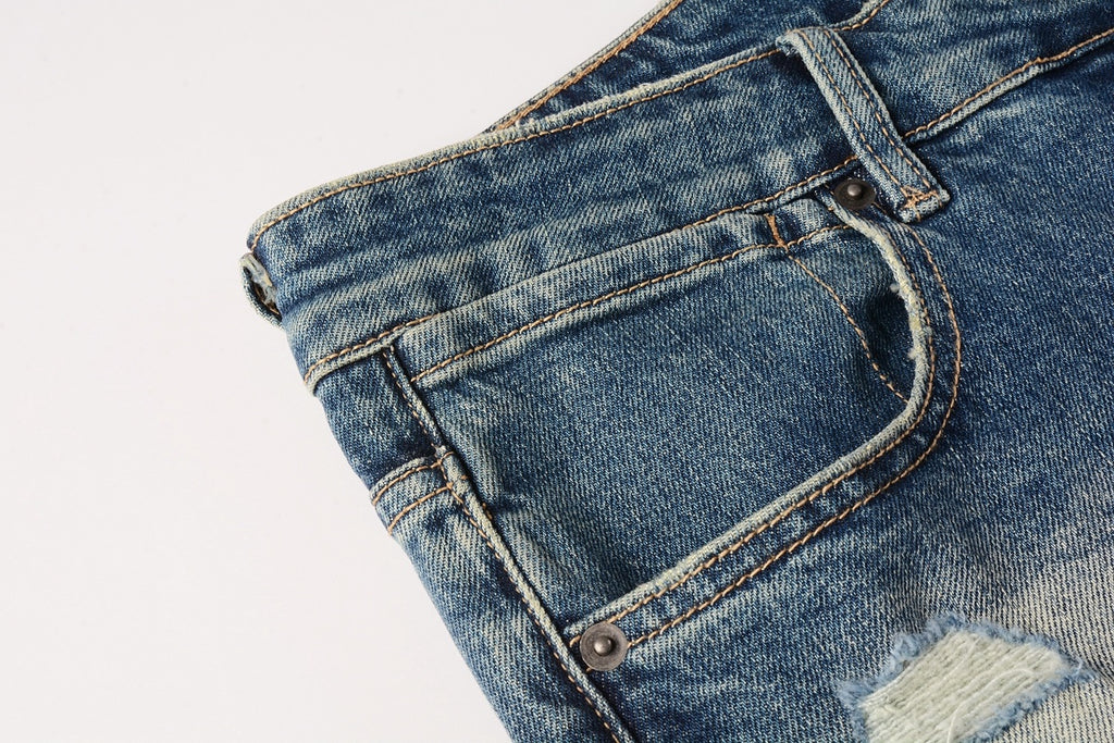 Jeans Ksubi – Lavado Azul Claro Desgastado