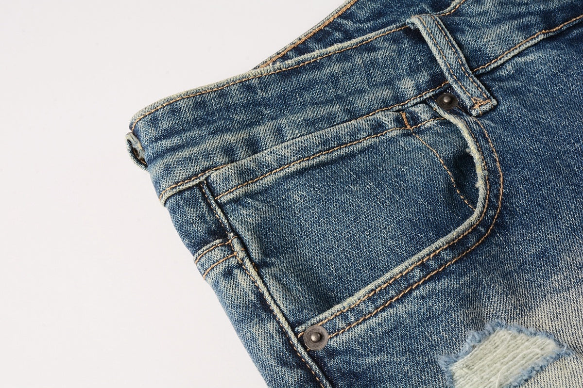 Jeans Ksubi – Lavado Azul Claro Desgastado