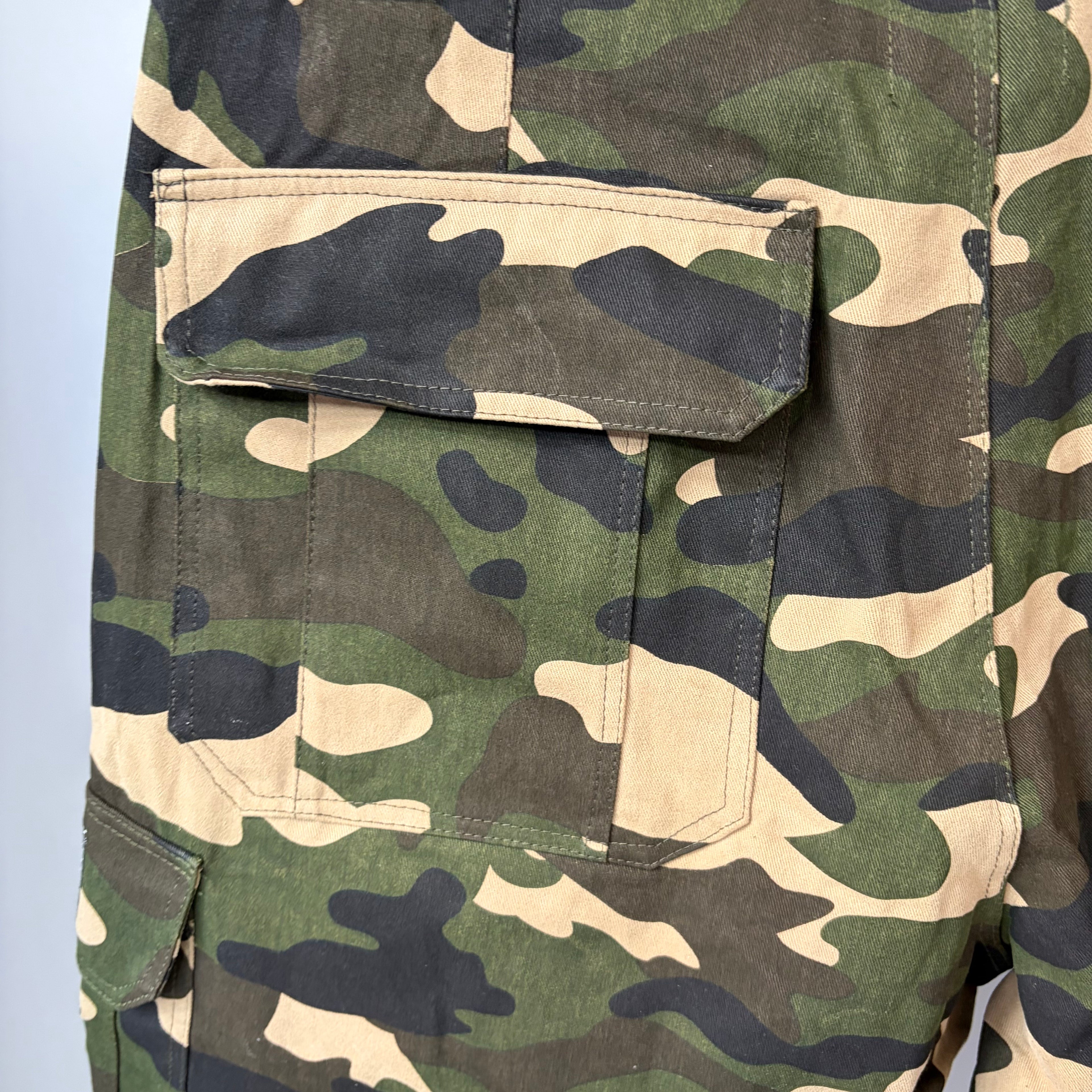 Emotional World Patchwork Camo Cargo Shorts
