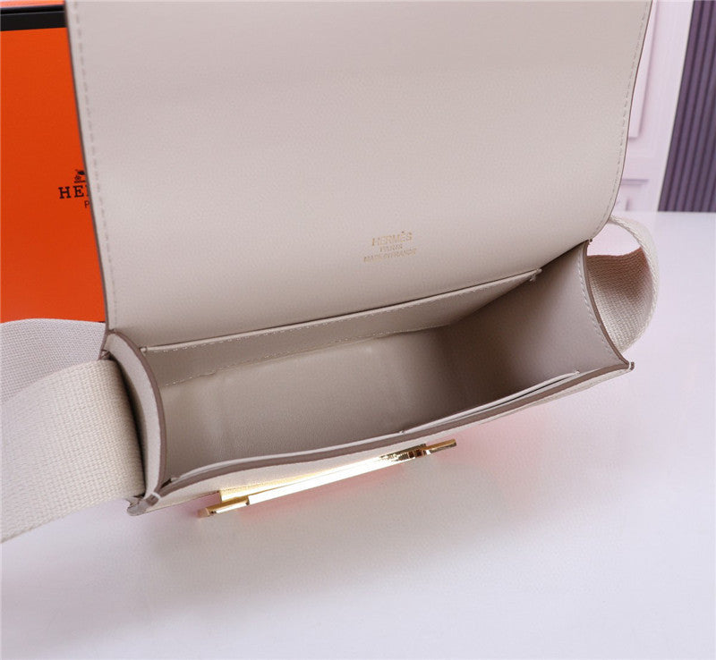 Bolso bandolera diseño elegante con cierre geométrico / Bolso cruzado de lujo accesible