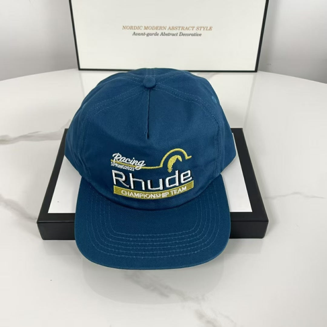 Gorra Trucker Rhude Estilo Motorsport / Streetwear Premium