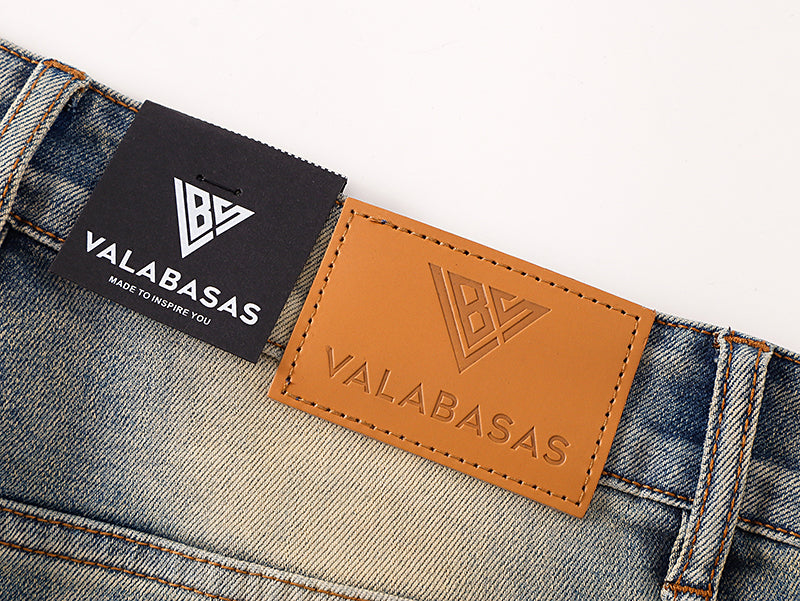 Jeans Valabasas – Lavado Claro con Roturas