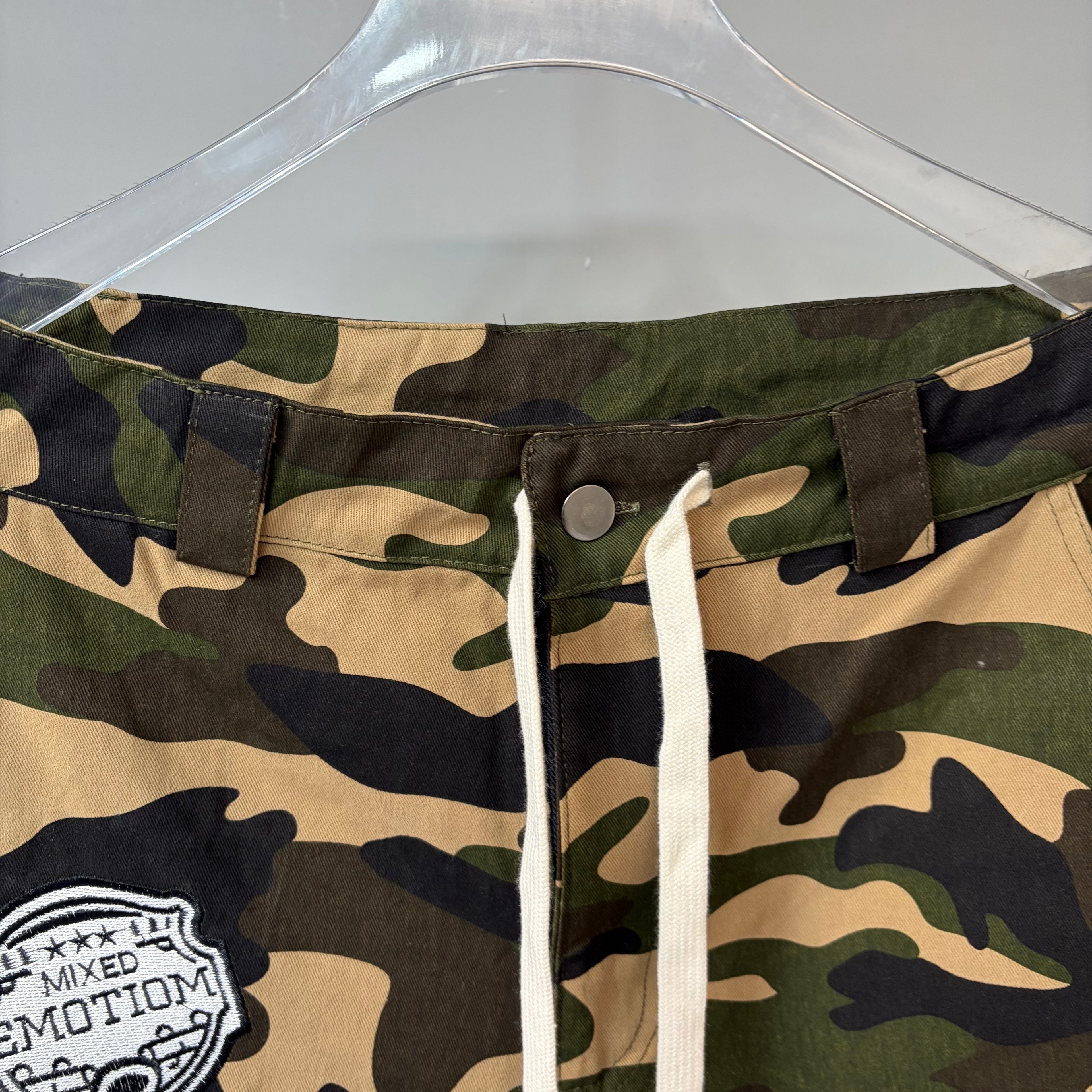 Emotional World Patchwork Camo Cargo Shorts