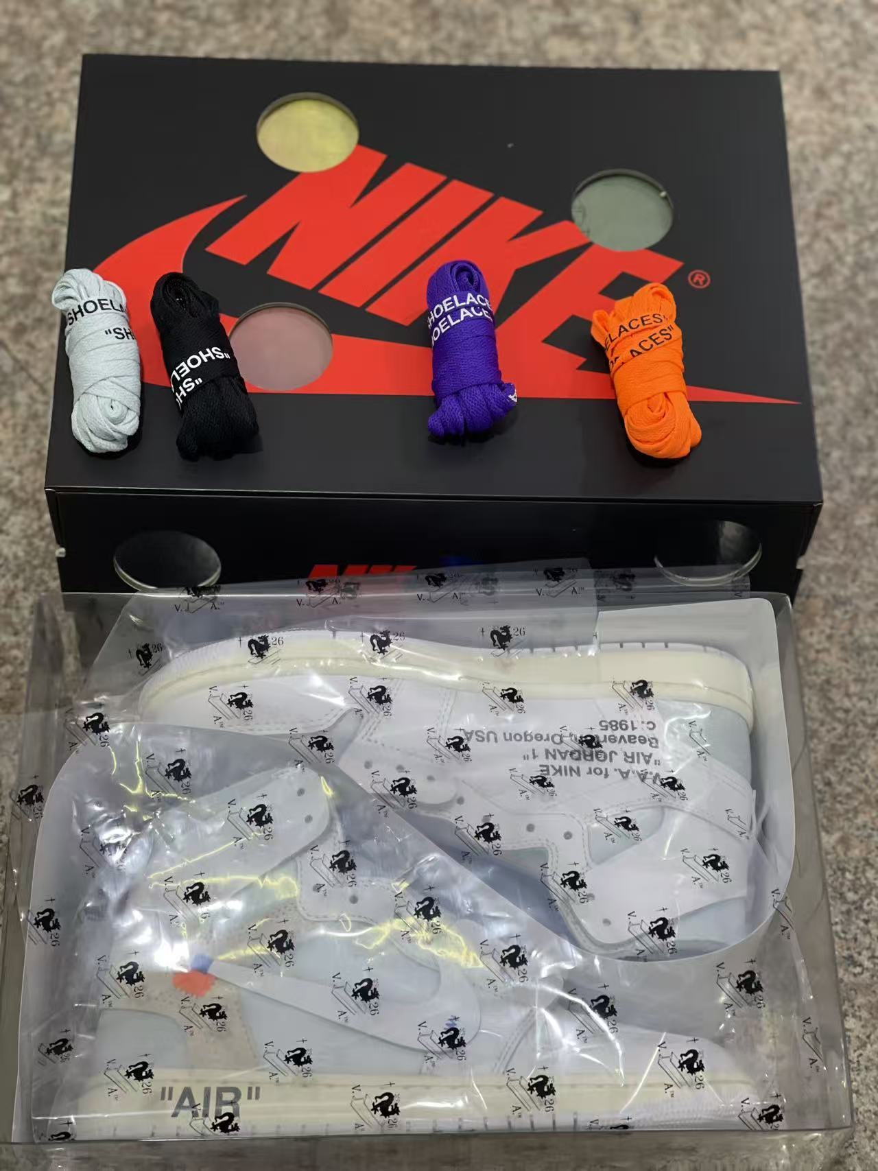 Air Jordan 1 Retro High x Off-White “White” (Edición Especial / Alaska)