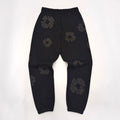 Pantalones Denim Tears – Diseño Corona de Flores Negro