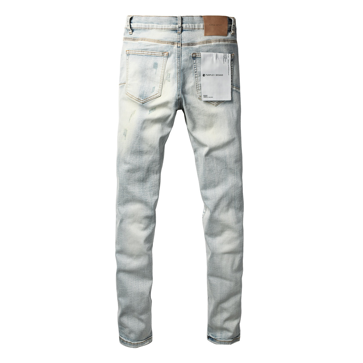 Jeans Purple Brand – Lavado Claro con Roturas