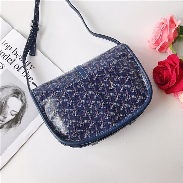 Bolso bandolera con patrón geométrico / Bolso cruzado de diseño clásico