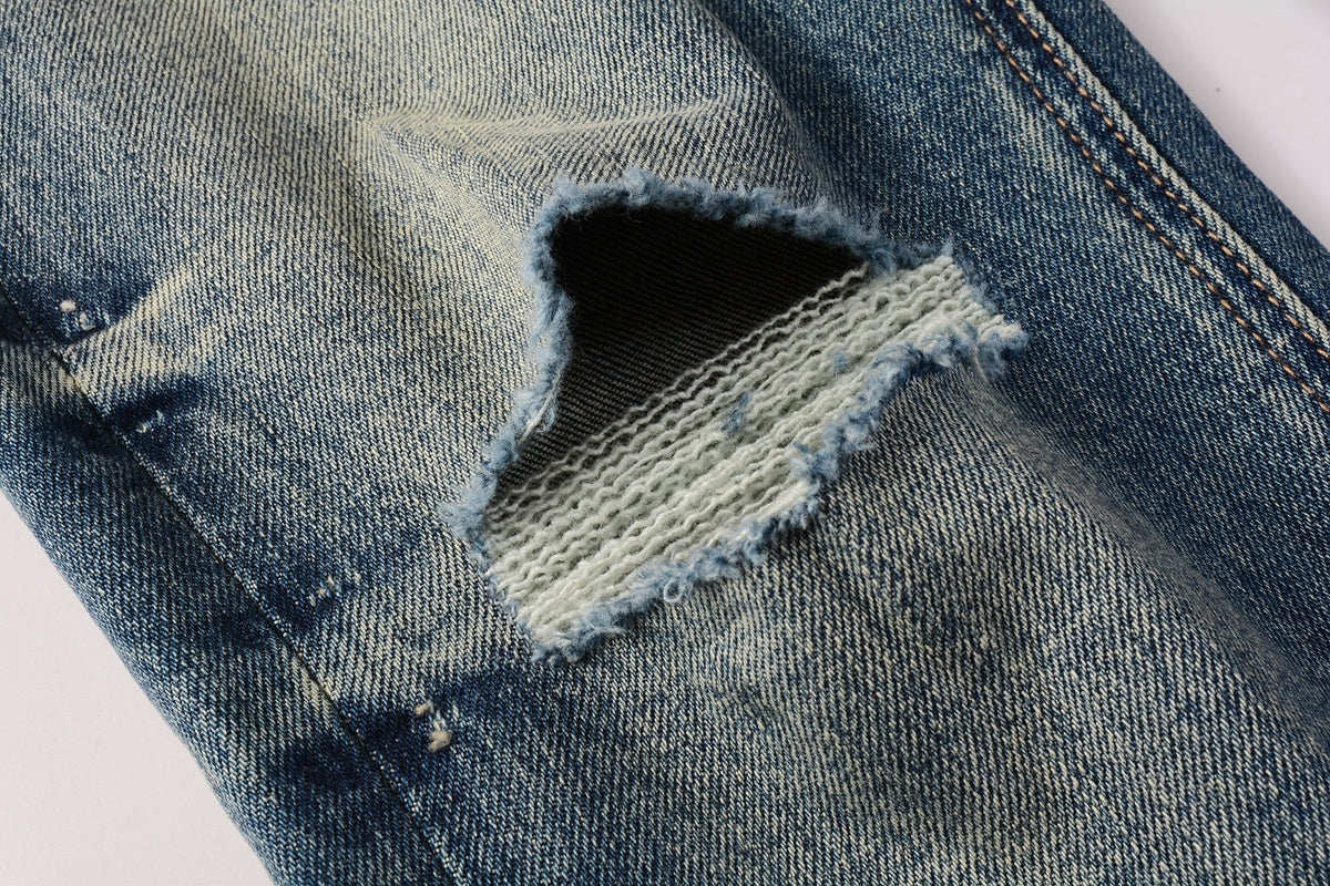 Jeans Ksubi – Lavado Azul Claro Desgastado
