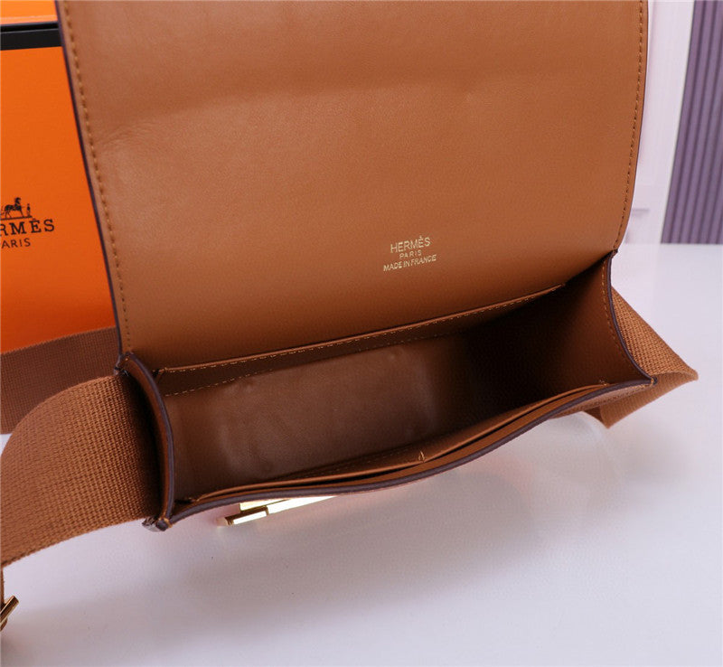 Bolso bandolera diseño elegante con cierre geométrico / Bolso cruzado de lujo accesible