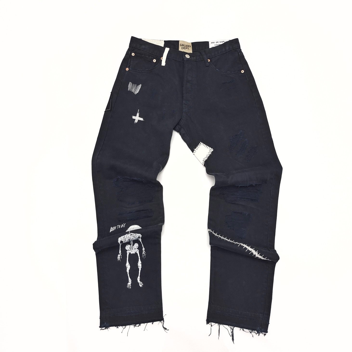 Jeans Gallery Dept. – Art Dept. Esqueleto con Remiendos