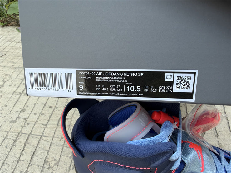 Awake NY x Air Jordan 6 "Midnight Navy".