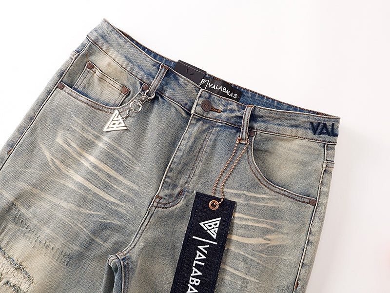 Jeans Valabasas – Lavado Claro con Roturas