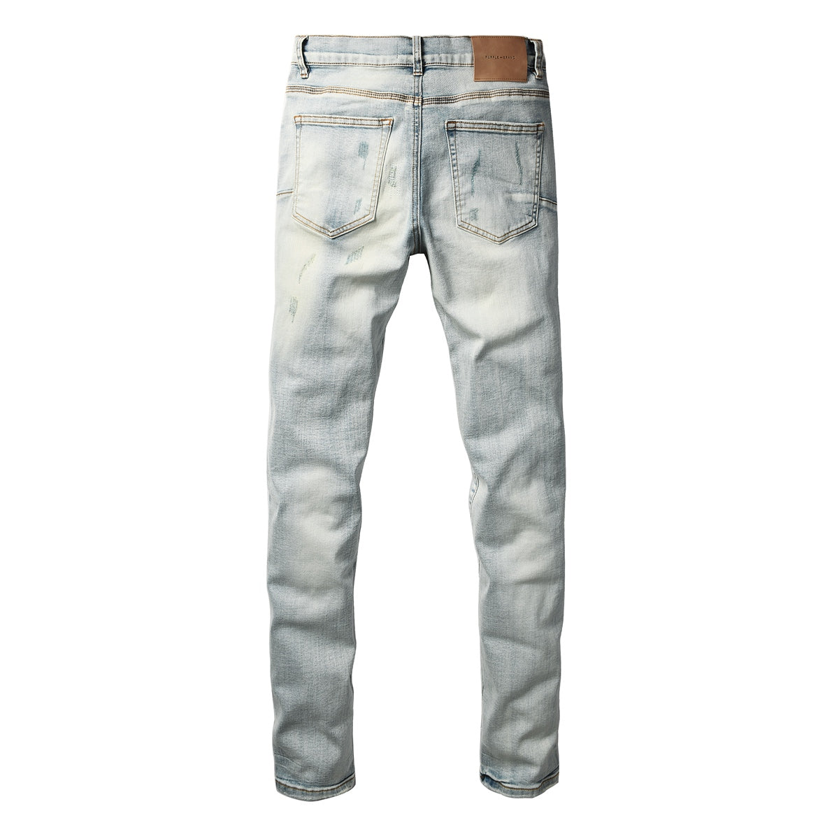 Jeans Purple Brand – Lavado Claro con Roturas