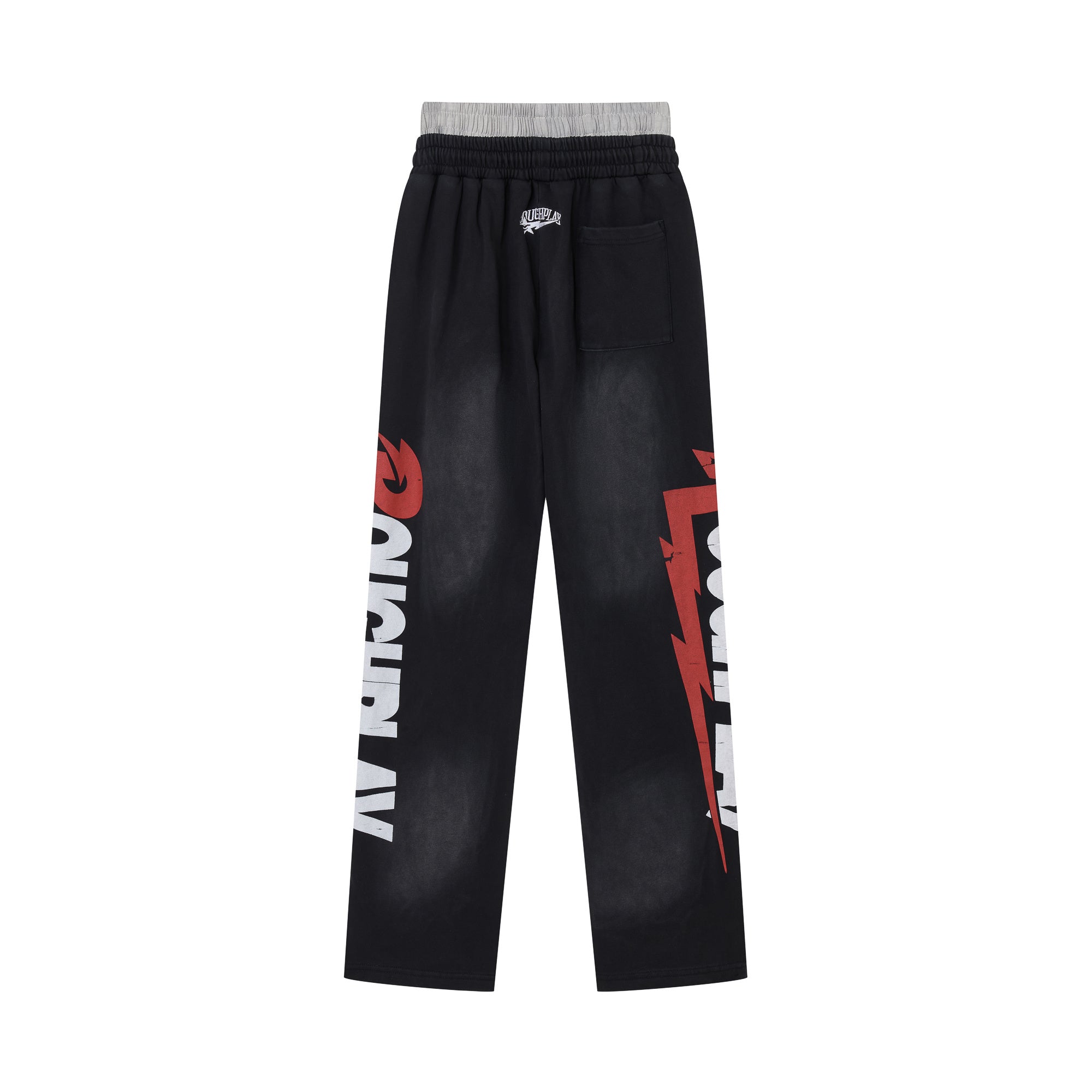 Roughplay Logo Print Fleece Pants