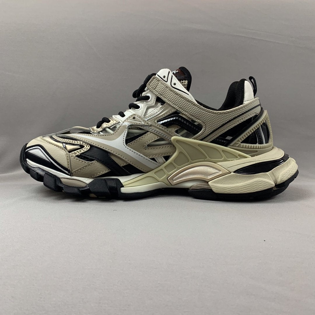Zapatillas deportivas estilo track / Zapatillas chunky de diseño técnico