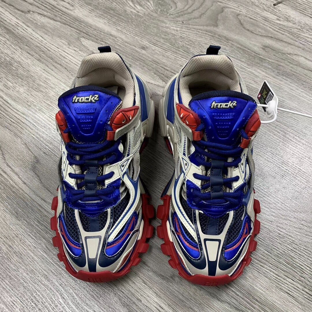 Zapatillas estilo Track 2 / Zapatillas deportivas diseño técnico multicolor