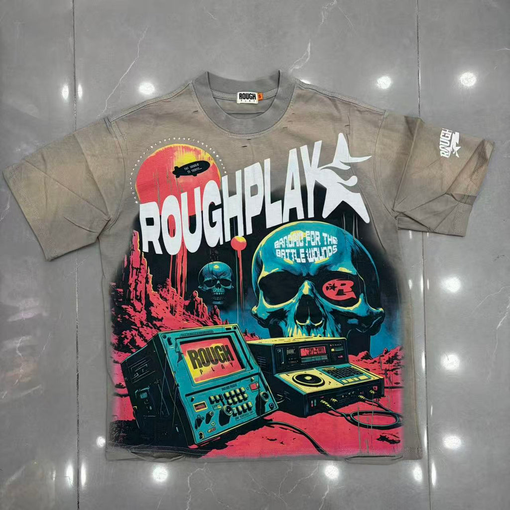 T-Shirt Rough Play "Bandaid For The Battle Wounds" - Heavyweight Streetwear