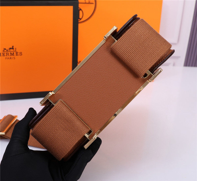 Bolso bandolera diseño elegante con cierre geométrico / Bolso cruzado de lujo accesible