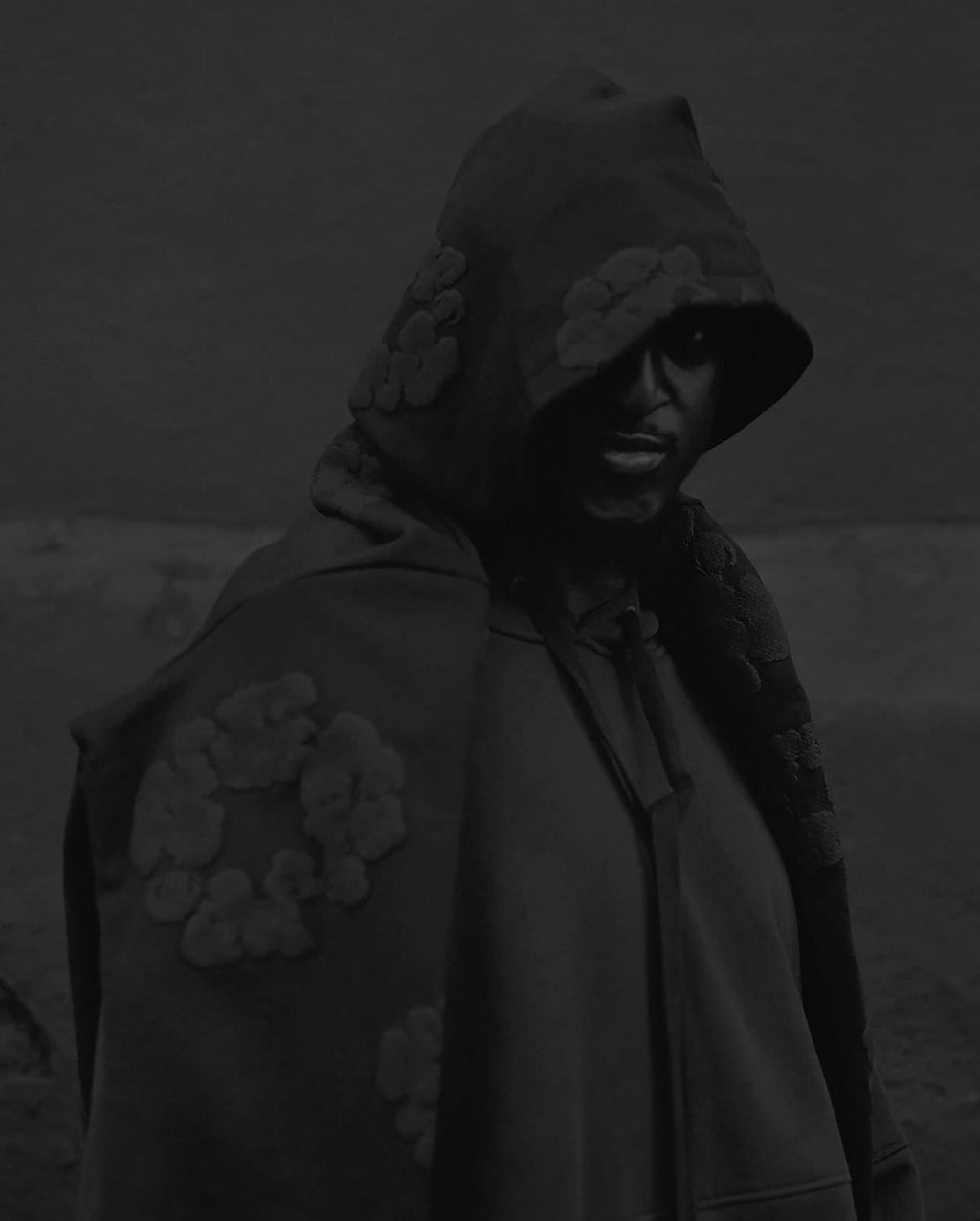 Sudadera Denim Tears – Patrón Corona de Flores Completo