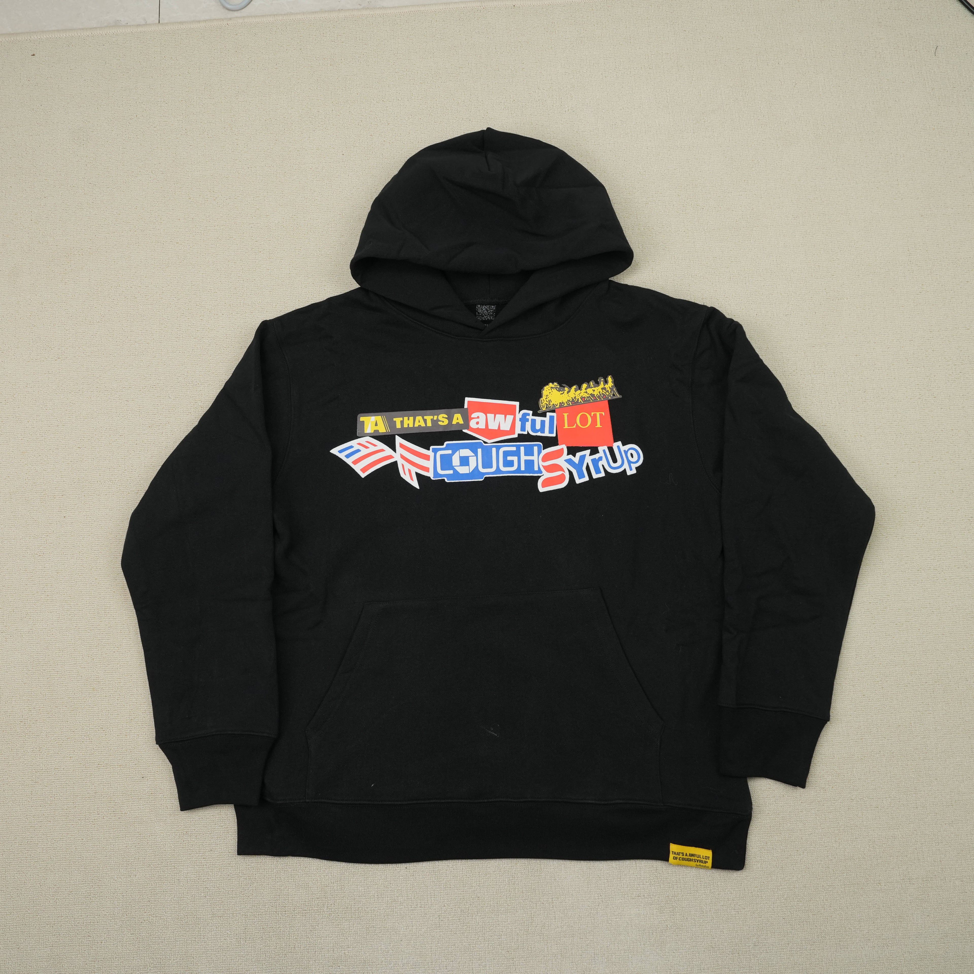 Sudadera Negra con Capucha – Diseño Colorido Exclusivo