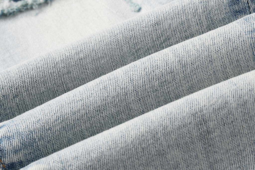 Jeans Purple Brand – Lavado Claro con Roturas