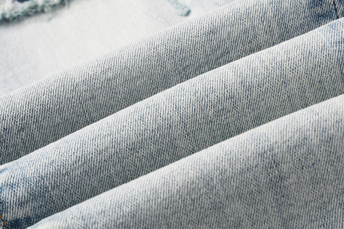 Jeans Purple Brand – Lavado Claro con Roturas