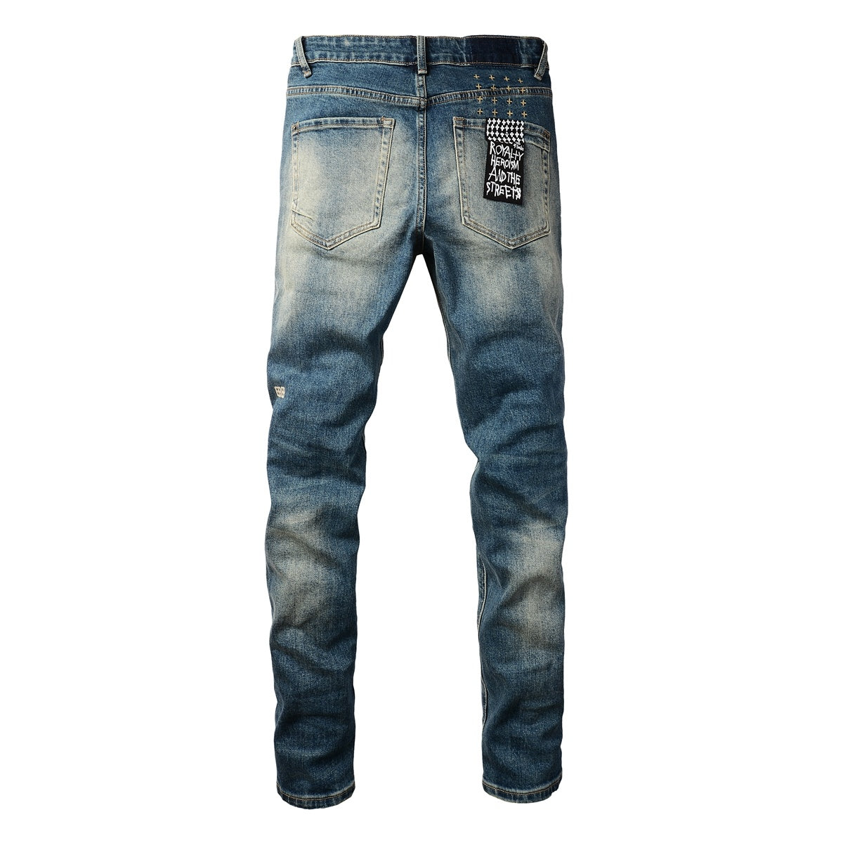 Jeans Ksubi – Lavado Azul Claro Desgastado