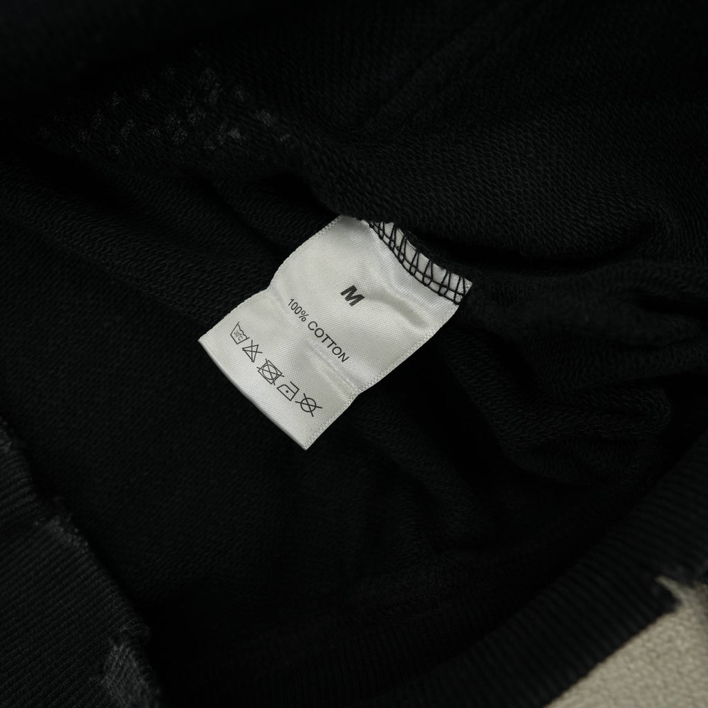 Sudadera con Capucha Negra Lavado Desgastado "Valley Dreams Forever"