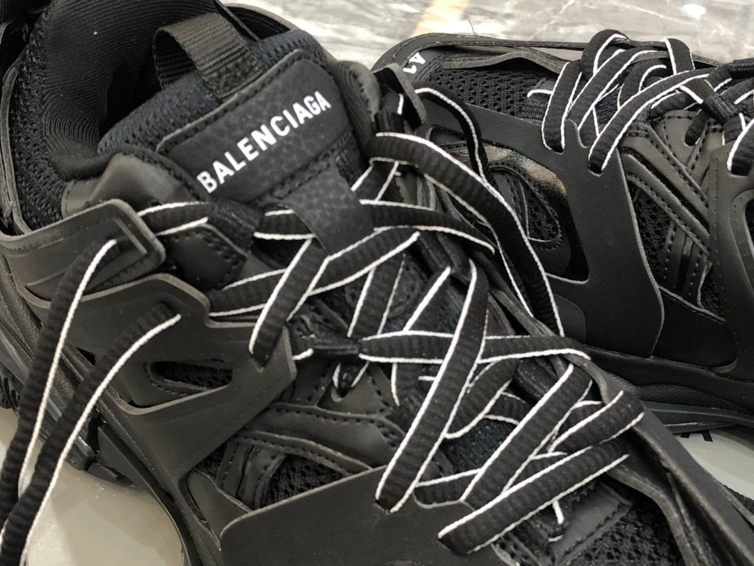 Zapatillas estilo Track 3 / Zapatillas deportivas diseño robusto negro