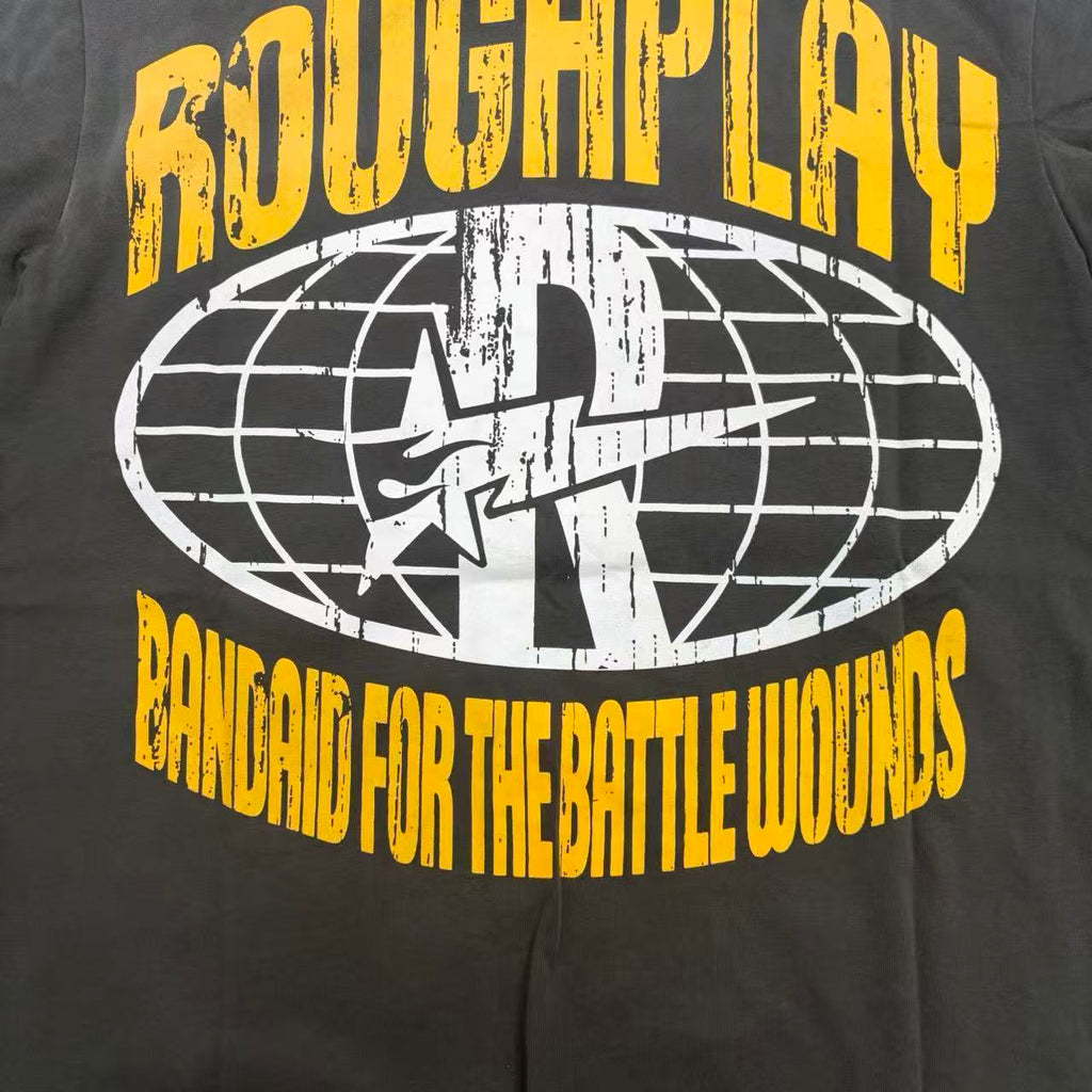 Camiseta Gráfica Roughplay Skeleton Oversize