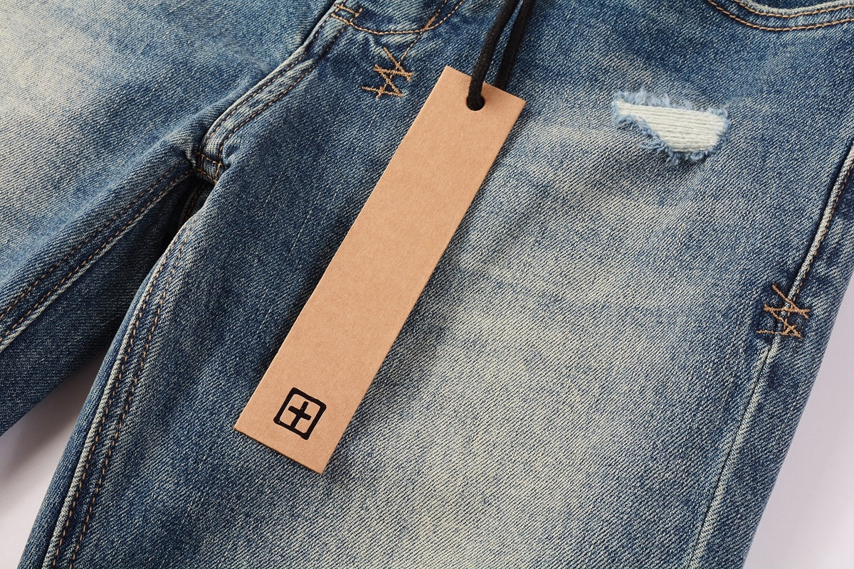 Jeans Ksubi – Lavado Azul Claro Desgastado