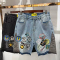 Shorts de Mezclilla con Parches Decorativos