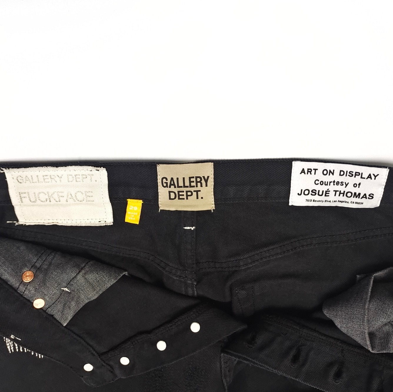 Jeans Gallery Dept. – Art Dept. Esqueleto con Remiendos