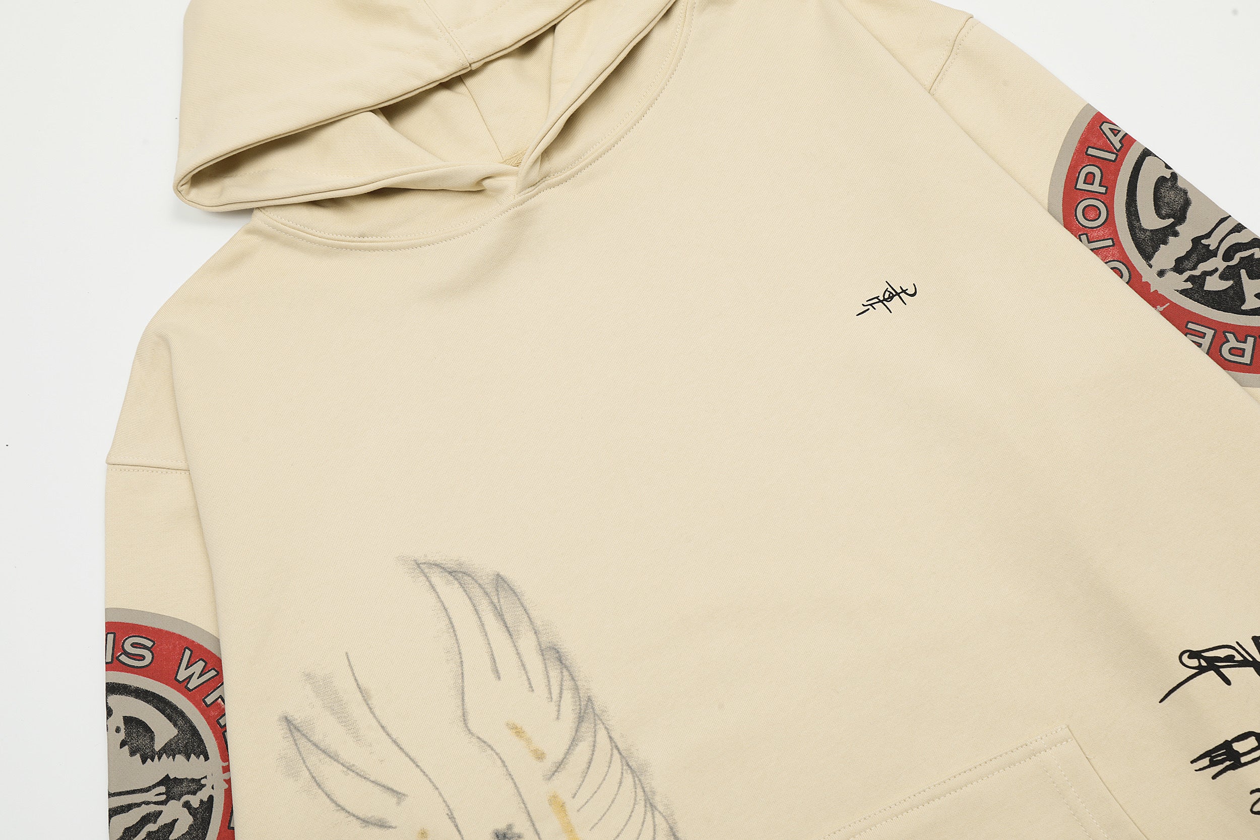 Sudadera Saint Michael – Ilustración Pegaso y Gráficos