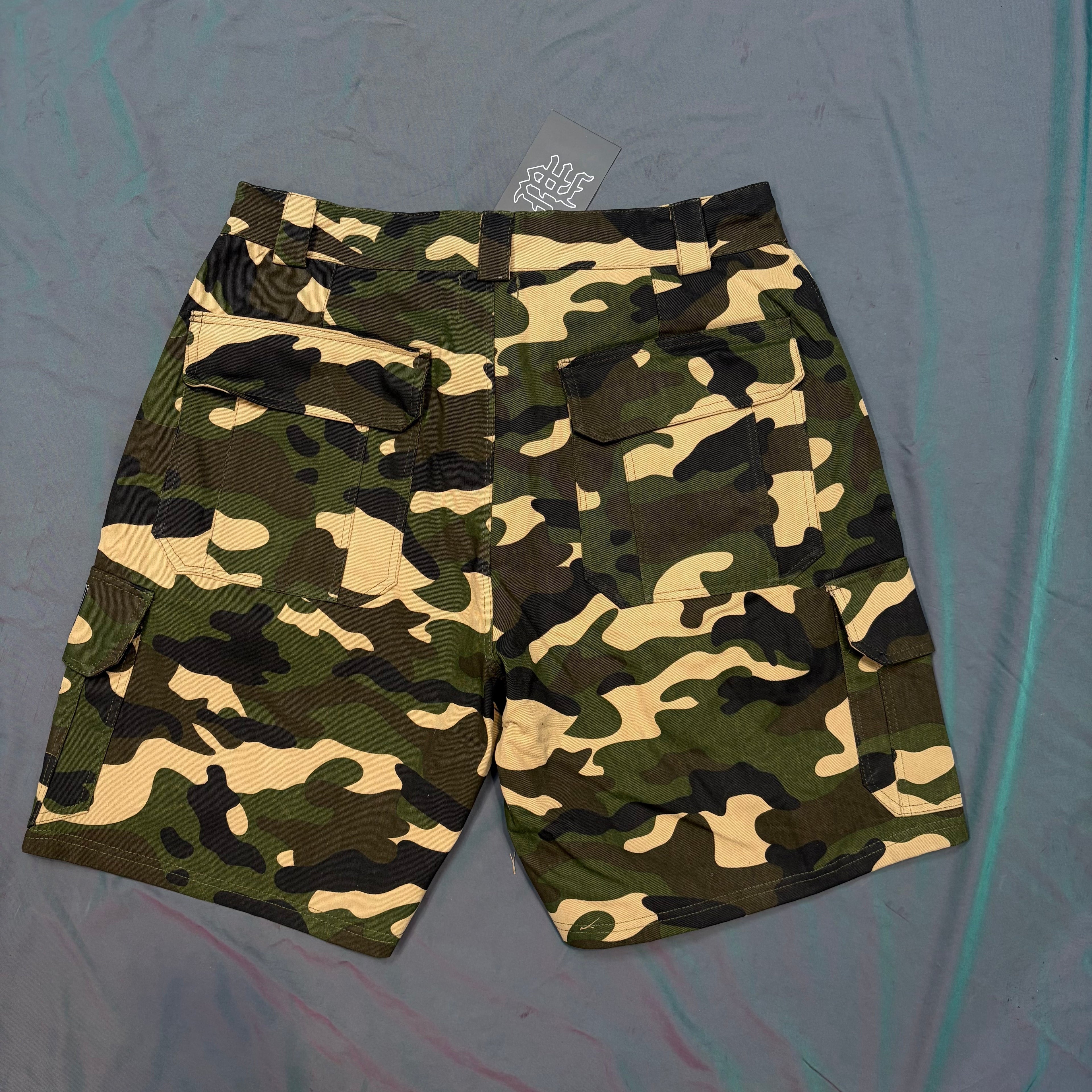 Emotional World Patchwork Camo Cargo Shorts