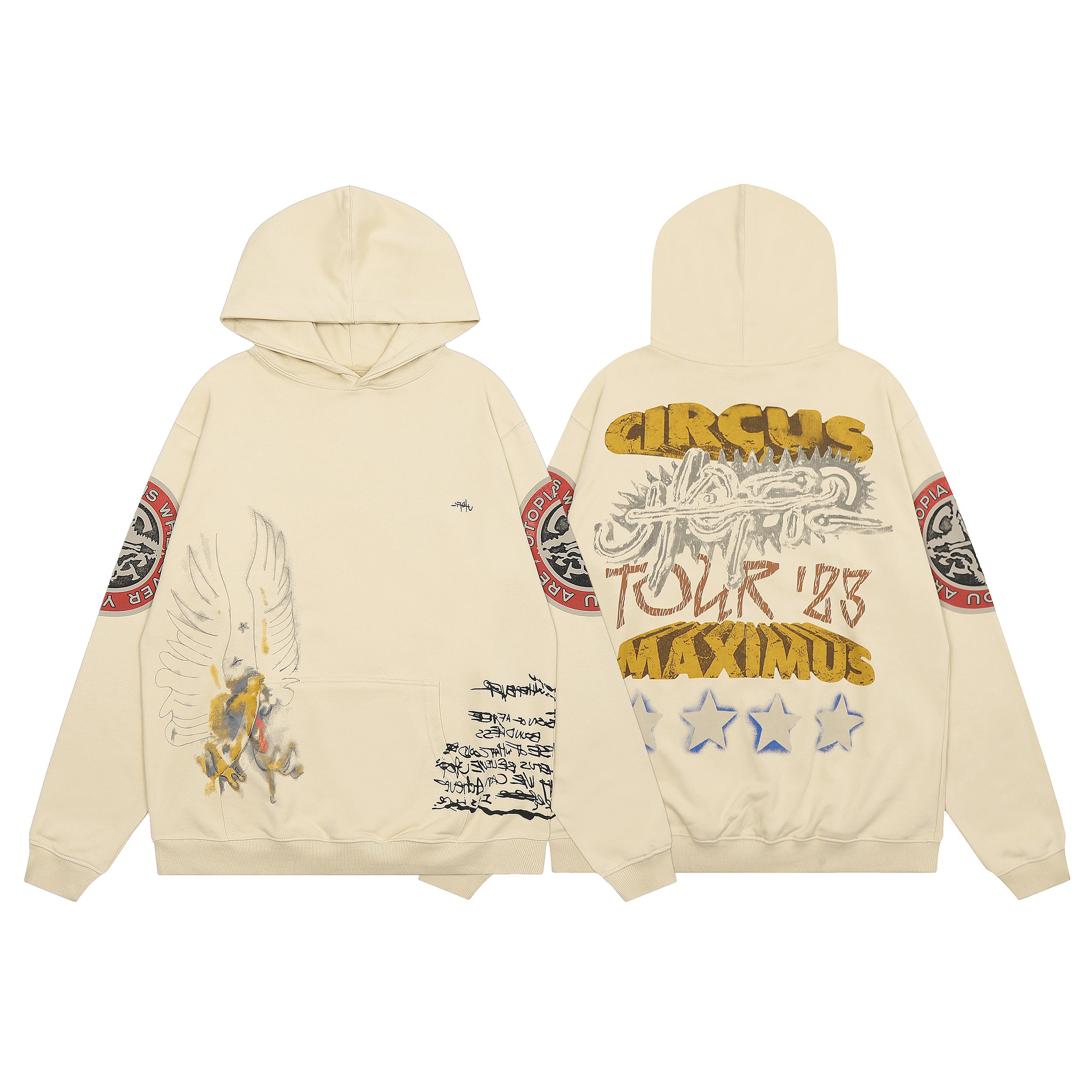 Sudadera Saint Michael – Ilustración Pegaso y Gráficos