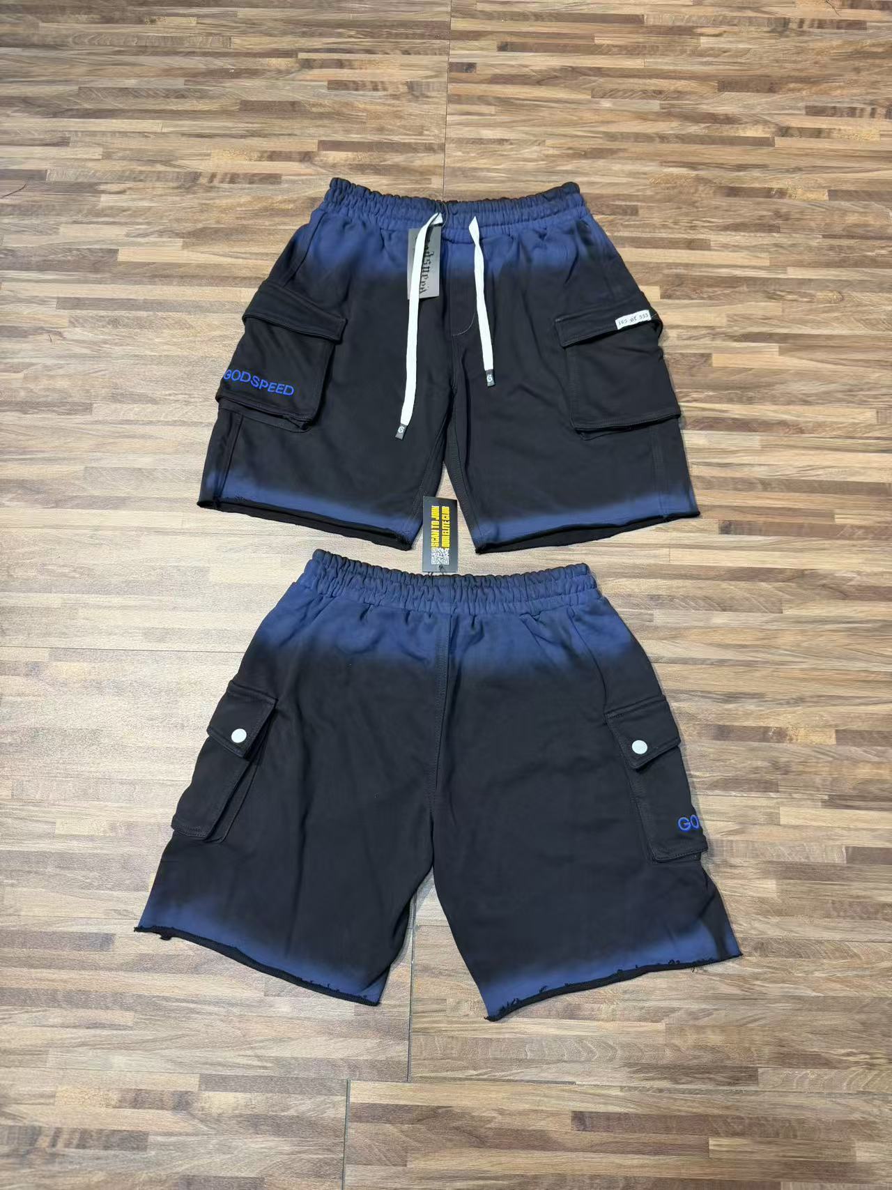 Short Cargo Urbano "Godspeed" con Efecto Degradé