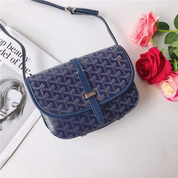Bolso bandolera con patrón geométrico / Bolso cruzado de diseño clásico