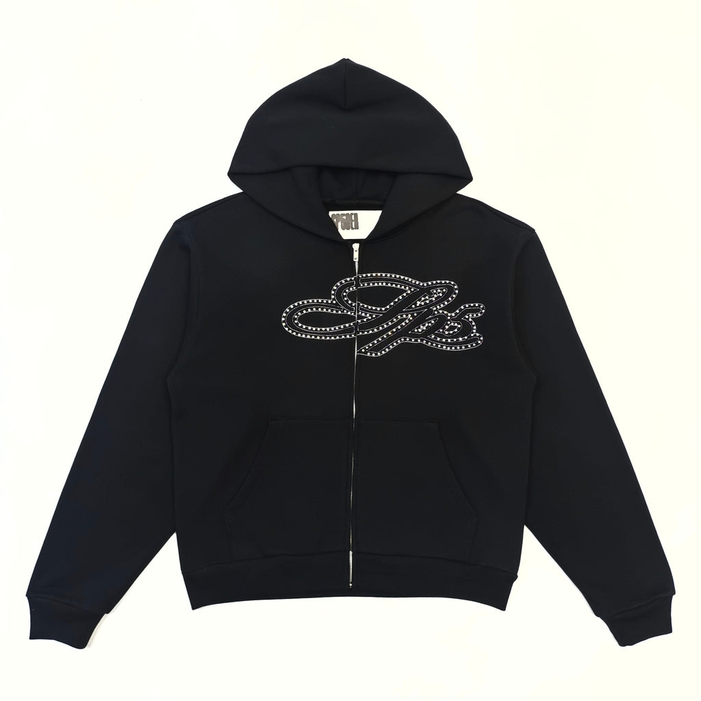 Sudadera Represent – Logotipo en Pedrería