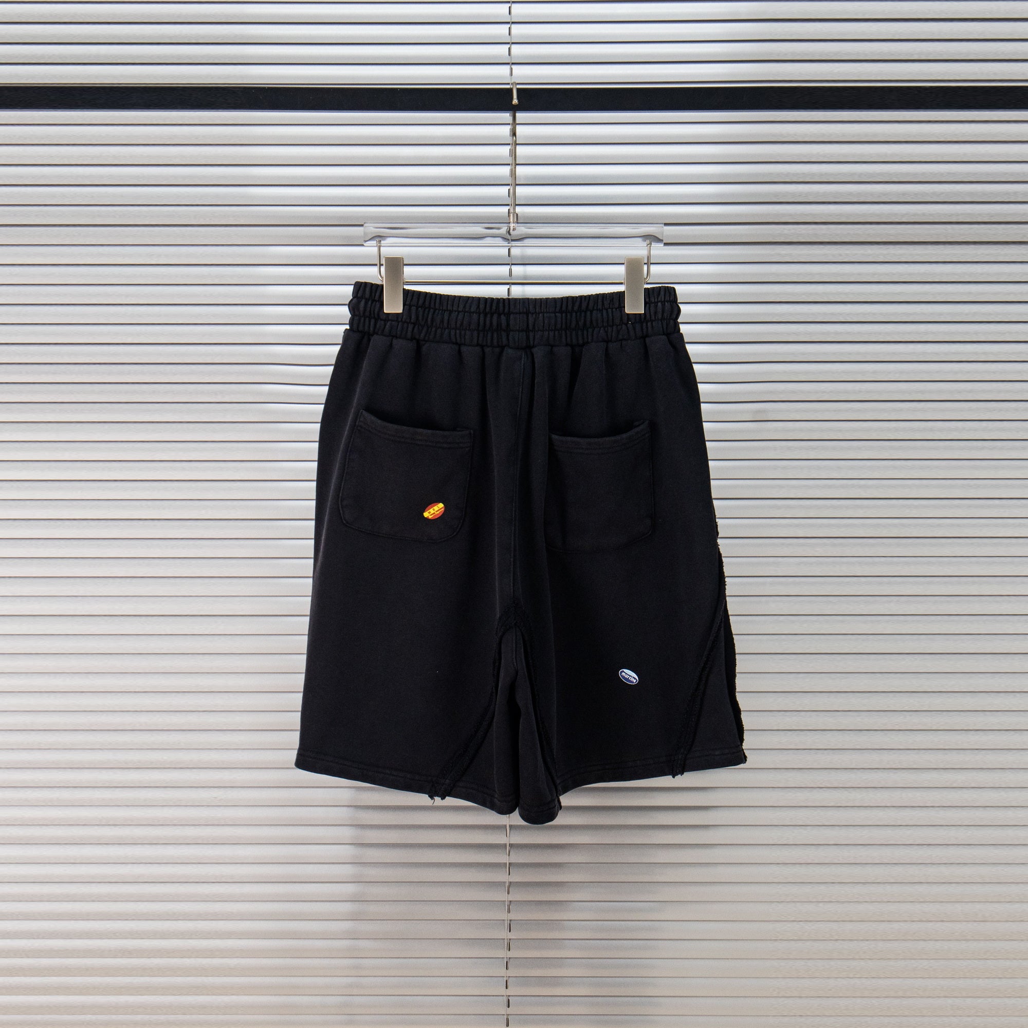 Shorts deportivos con bordado de marca / Shorts urbanos estilo retro