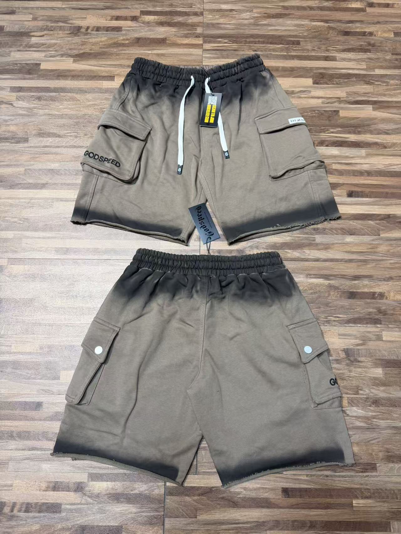 Short Cargo Urbano "Godspeed" con Efecto Degradé