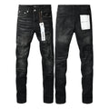 Jeans Negro Desgastado – Detalles en Pedrería