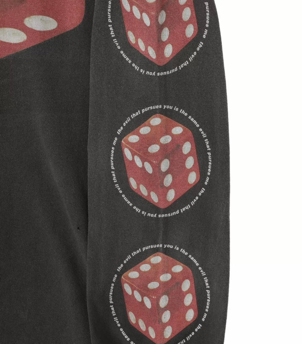 Camiseta Saint Michael – Estampado de Dados Manga Larga