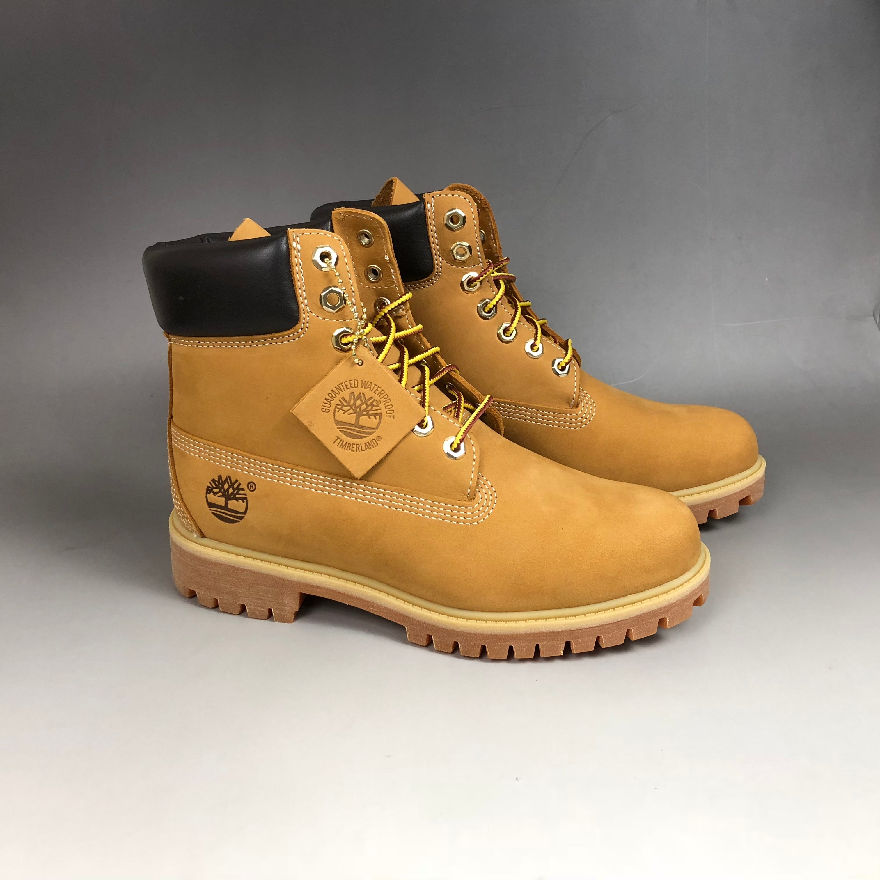 Botas clásicas altas color trigo / Botas de trabajo y estilo urbano